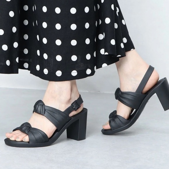 Melissa Women's Knotted Slingback High Heel Sandals - Picture 14 of 14